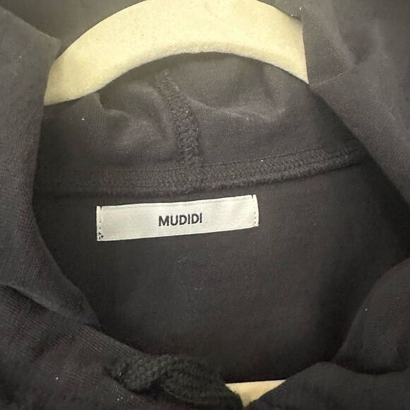 MUDIDI Free Black Men’s Layered Hoodie Sweatshirt - Picture 7 of 9